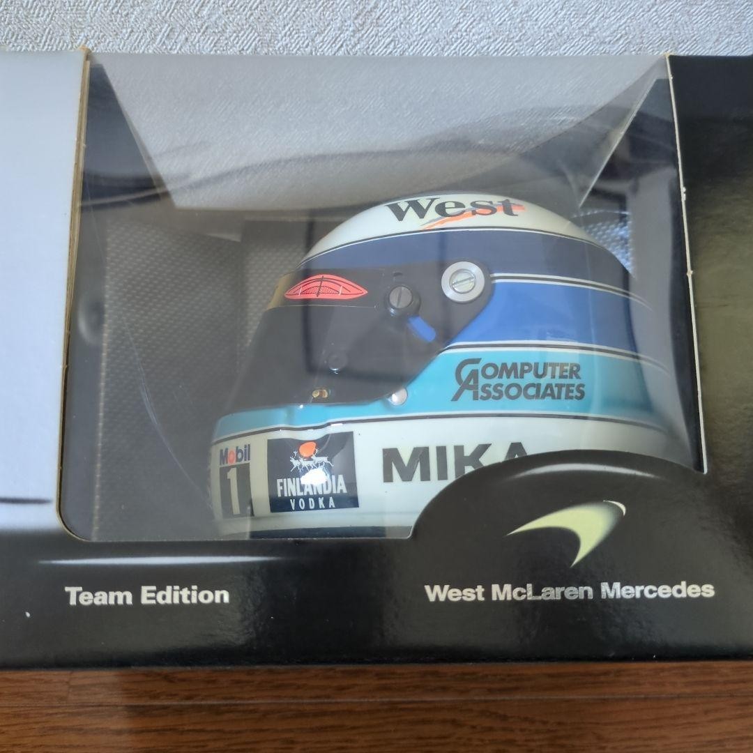 Mika Hakkinen Replica Helmet 1/2West Mclaren Mercedes | eBay