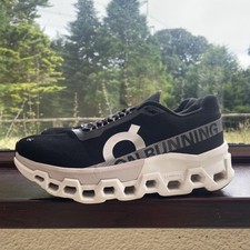 Men's On Cloudmonster 2 Black/Frost Running Shoes – UK Size 8.5 – RRP £170