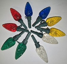 10 LED Christmas Mini Light Bulbs Replacement Bulbs, Pre-owned