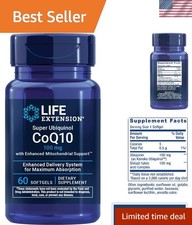 100 mg Super Ubiquinol CoQ10 with Enhanced Mitochondrial Support - 60 Softgels