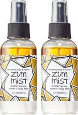 Indigo Wild Zum Mist Room and Body Spray - Frankincense and Myrrh, 4 Oz 2 Pack