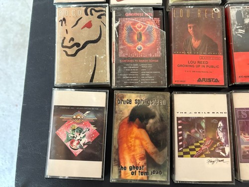 Vintage Cassette Tape Lot Classic Rock LOU REED AC/DC STYX VAN HALEN REO HAGAR.. - Picture 5 of 5