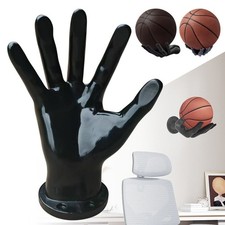 Hand-Shaped Football Display Shelf Multi-Purpose Decor Holder Ball Rack