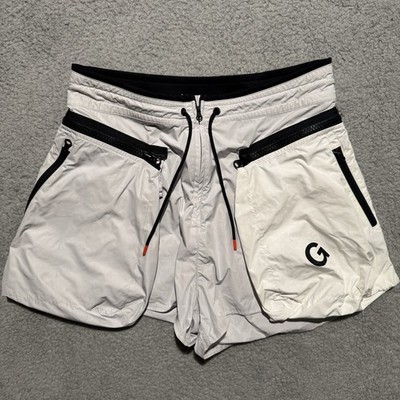 Nike Lab ACG Cargo Shorts Womens Medium Gray White Black Athletic AJ0986-092