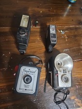 Vintage Camera  Flash Lot   Kodak Brownie Starflash, Imperial Six-Twenty  2...