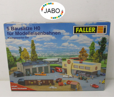 (RH/6) Faller H0 Kit Small Business Set 5 Pieces NEW/ORIGINAL PACKAGING