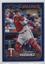 2024 Topps Series 2 Retail Royal Blue Christian Vazquez Vázquez #654 09wc