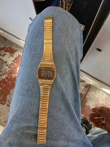 Seiko A239-500 Vintage Digital Quartz Wrist Watch Japan World Time Alarm Rare