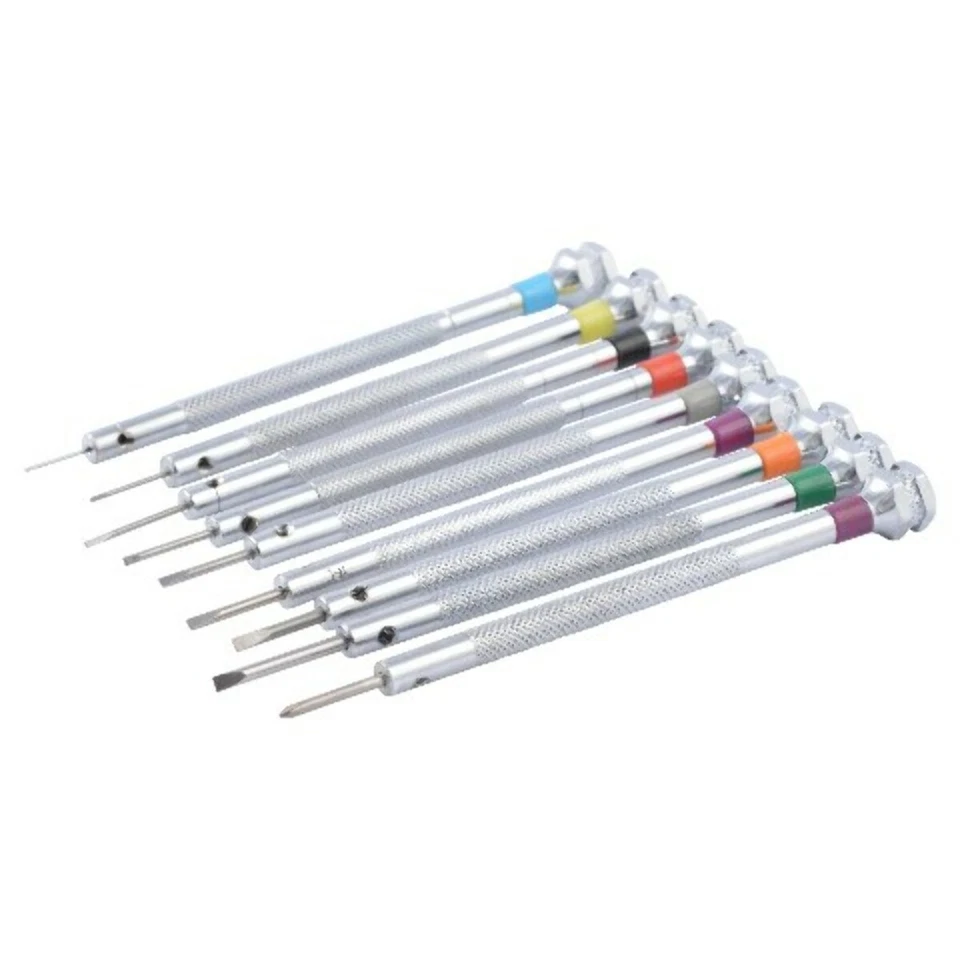 9 SCREWDRIVER FOR WATCH REPAIR SET STAND EXTRA BLADE WATCH TOOL - Image 3 of 3