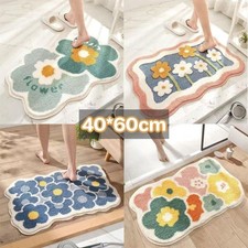 Comfort Flower Floor Mat Non-slip Door Gasket  for Bedroom Bathroom