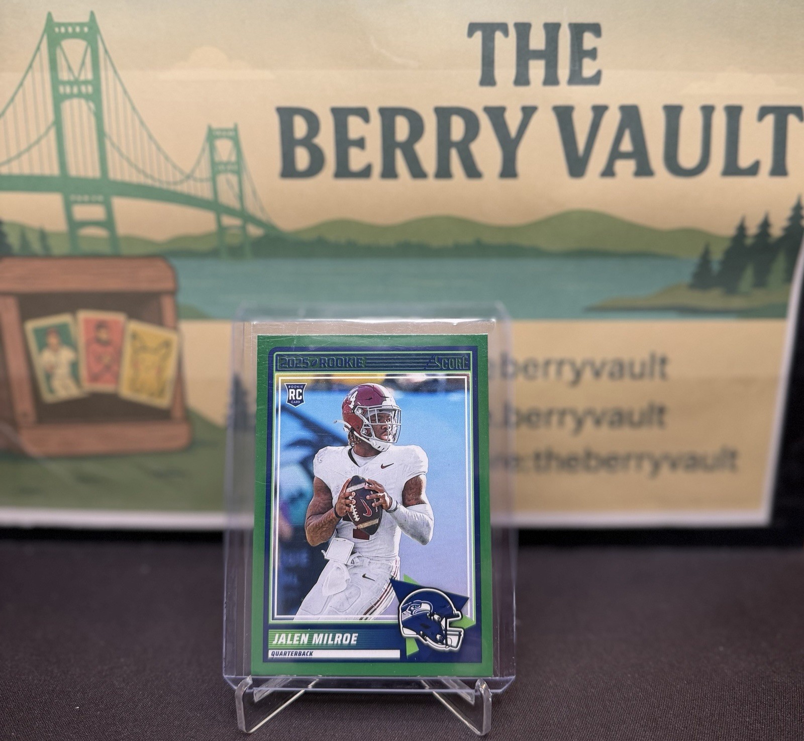 2025 Score - Rookies Jalen Milroe #29 Green (RC)