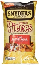 Snyder's of Hanover Hot Buffalo Wing Pretzel Pieces 11.25oz (3 pack)