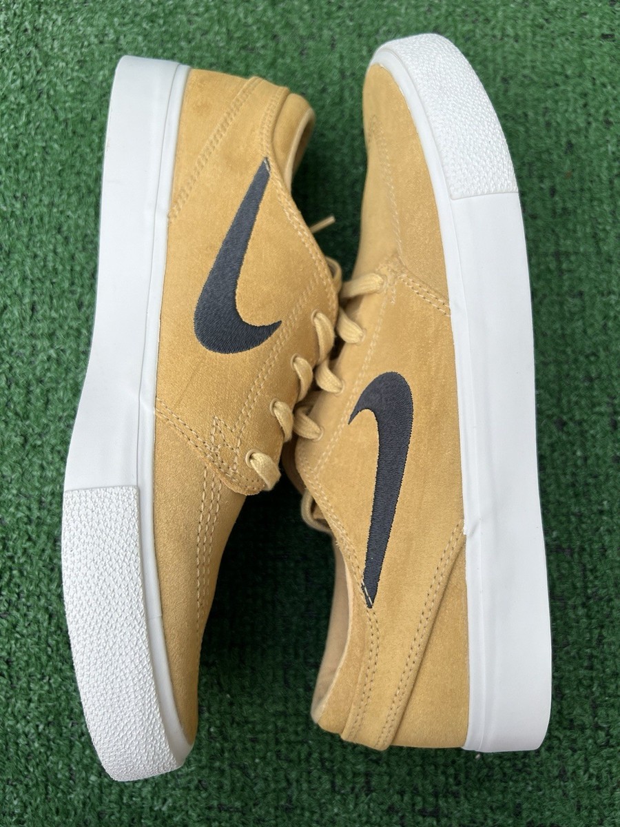 nike sb zoom stefan janoski celestial gold & anthracite shoes