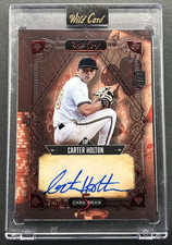 2024 Wild Card 5 Card Draw - Carter Holton #5CDV-CHA Atlanta Braves - AUTO /2