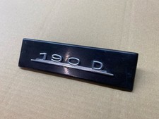 Mercedes W110 rear fin radio slot cover panel 190D wood black top