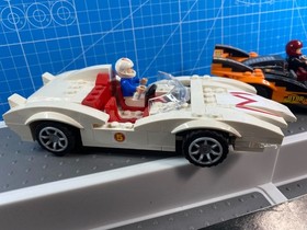 LEGO SPEED RACER 8158: Speed Racer And Snake Oiler W/ Instructions. RETIRED.