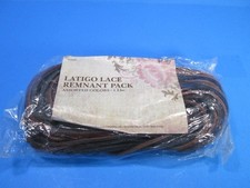 LATIGO LACE REMNANT PACK 1778182 - 1 lb. Black  Brown Leather - Various Lengths