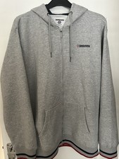 Lambretta Hooded Fleece Jacket Men’s Size XXXL Grey with Pockets