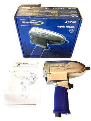 BLUE POINT By SNAP ON NEW 1/2 Drive Aluminum Body Pneumatic Impact Wrench AT5500