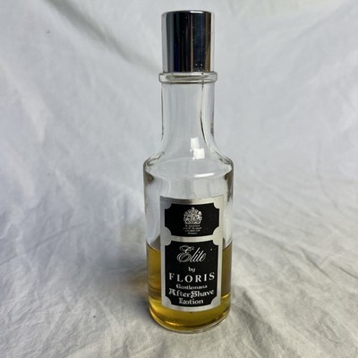 80s Elite by Floris Gentleman s Aftershave Lotion ~45% Full
