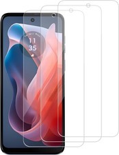 3 Pack for Motorola Moto G Play 2024 / XT2413 Tempered Glass transparent