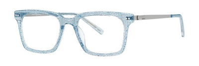 #ad Jhane Barnes Interpolation Eyeglasses Eye Glasses Navy Authentic New 51mm Men $153.00