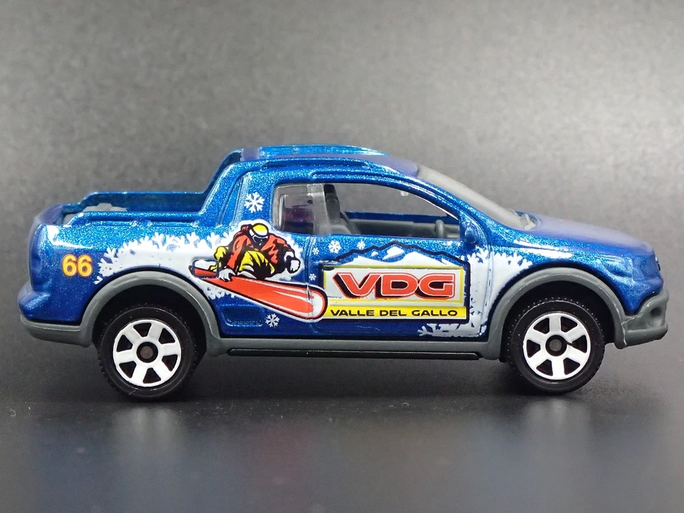 2011-2018 VW Volkswagen Saveiro Camioneta Pickup Azul 1:64 Escala Coche Modelo - Imagen 3 de 4