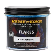 House of Kolor F28-C01 Kamen Blue Dry Flake Custom Paint Sparkle Effect 6 oz