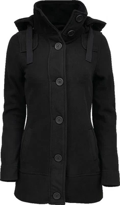 Brandit Damen Jacke Women Square Fleece Jacket Black - Bild 1 von 4