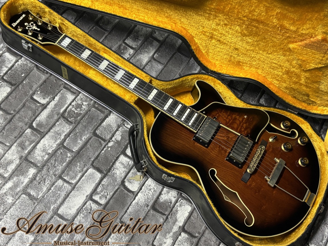 定価154000円　美品 Ibanez AG95QA-DBS エレキギター IBANEZ AG95QA-DBS Artcore Expressionist エレキギター
