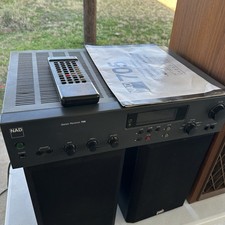 NAD 705 AM/FM Stereo Receiver Remote  Manual Tested Works  Display Light Out 