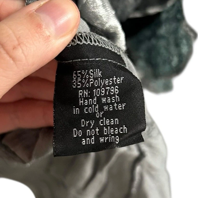 Top Pretty Angel Moda Gris Tachuelas Abotonadas Volantes Borde Encaje Superpuesto Mujer XL Foto 3 de 4