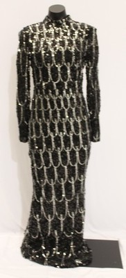 Missord Women's Sequined Banquet Evening Dress NC3 Black Small (US 4/UK 8) NWT