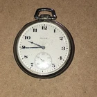 Antique 1924 Elgin Pocket Watch Model 3 Grade 303 7j Size 12s For Parts Repair