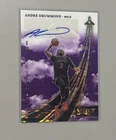 2023-24 Panini Select IFS ANDRE DRUMMOND NEON PURPLE PULSAR FOTL 5/15 Auto BULLS