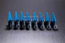 BLUE Spike Fairing Windshield 8 Bolt Kit For HONDA YAMAHA SUZUKI KAWASAKI DUCATI