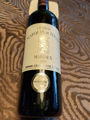 CHATEAU MARQUIS DE TERME  2007 GRAND CRU CLASSE EN 1855