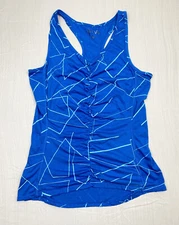 Attivo Active Top LARGE Blue Womens Sleeveless Shirt