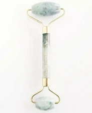 Emerald Green Quartz Massage Roller for Facial and Skin Care Beautiful Gift Item