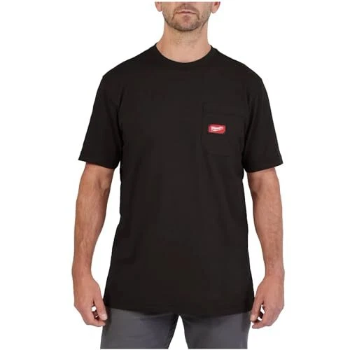 Milwaukee Pocket T-Shirt: Essential Men's Tee Collection, Chest Pocket