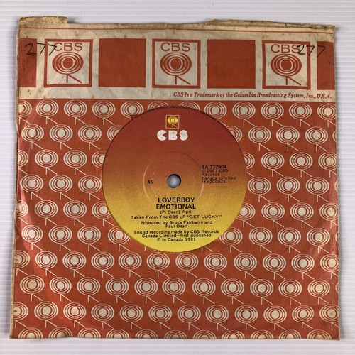 Loverboy - Working For The Weekend BA222904 7" Vinyl Record Single - VGC - Picture 2 of 6