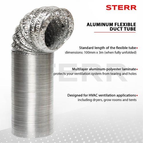 6 m Aluminium Flexschlauch Lüftungsschlauch 160 mm – ALD160_6 - Bild 5 von 7