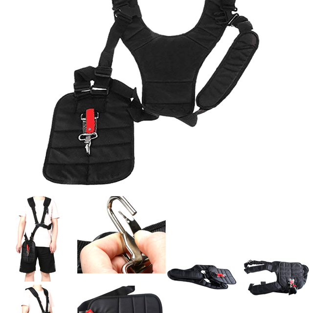 Podoy Weed Eater Strap Double Wacker Shoulder Harness Compatible