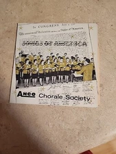 Anco By Anderson Chorale Society 45 Record Employees From Valparaiso and Gary IN