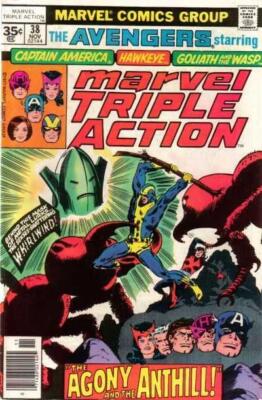 Marvel Triple Action (1972) #  38 (8.0-VF) Avengers, Whirlwind 1976