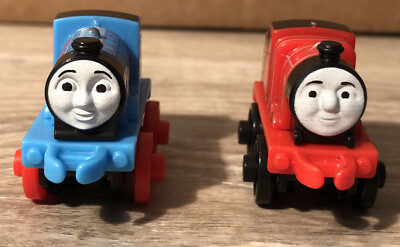 Thomas the Train Miniature James Edward Pull Along Lot of 2