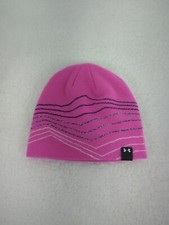 Under Armour Girl's Youth Medium Purple Winter Hat Beanie Cap, Logo