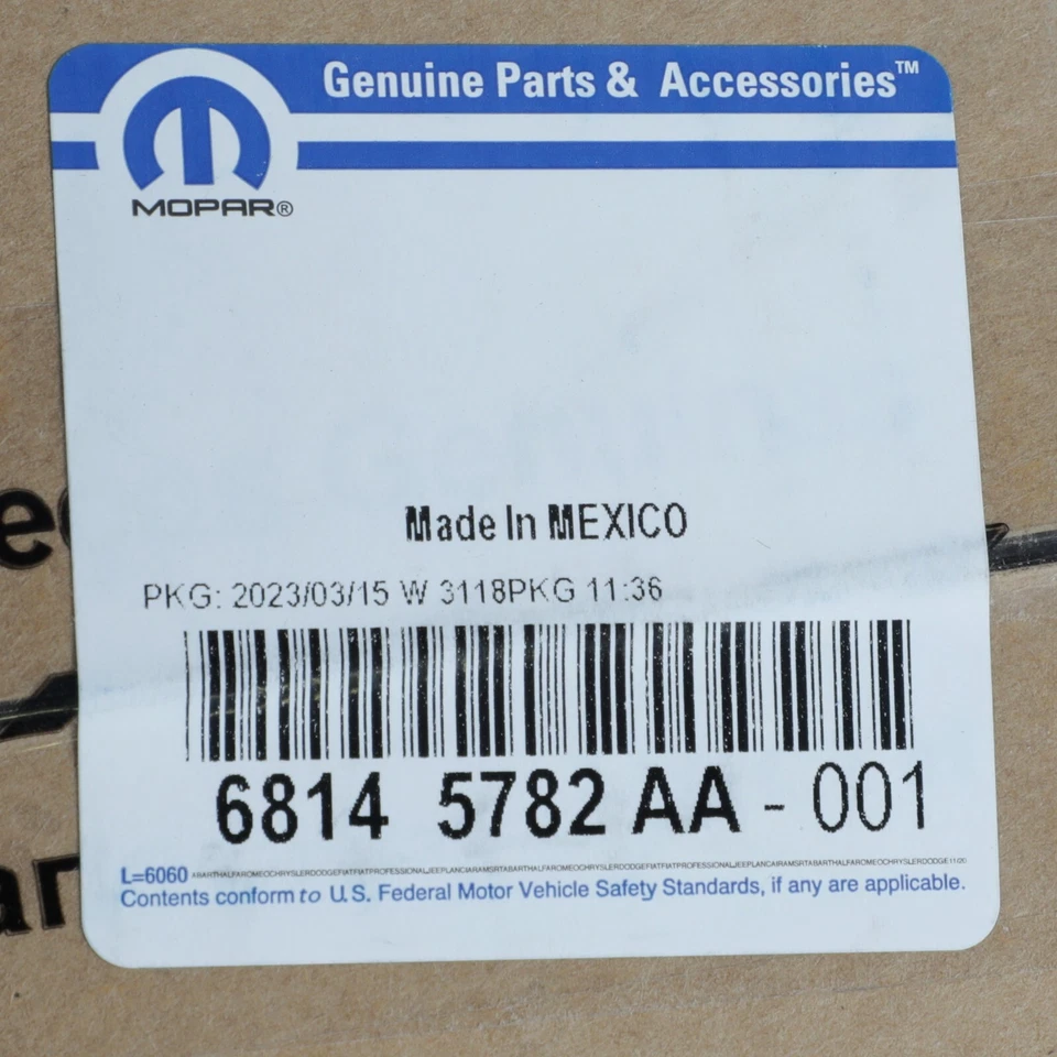 KIT SECUNDARIO MÓDULO UNIDAD NIVEL CARGADOR CHALLENGE 300 11-19 MOPAR 68145782AA Foto 2 de 3