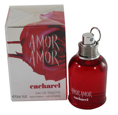 AMOR AMOR 1.0 OZ EDT SPRAY FOR WOMEN BY CACHAREL & NEW IN A BOX