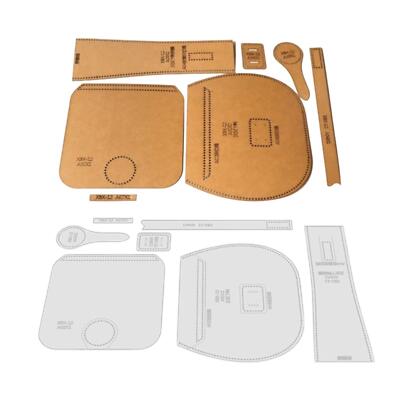 7Pcs Leather Stencils Patterns Bag Templates Handmade Handbag Make Bag Template